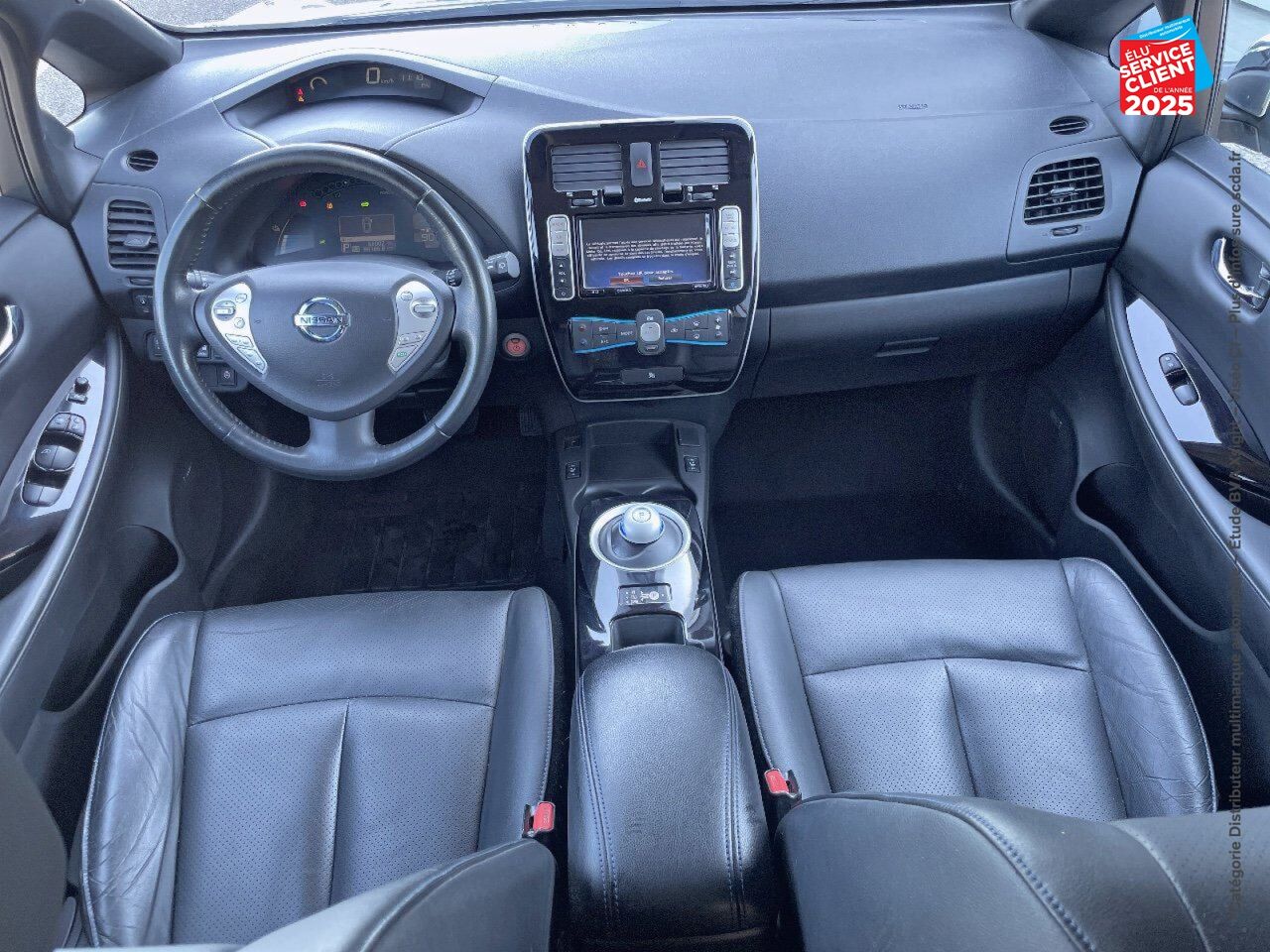 Véhicule d'occasion NISSAN LEAF 109CH 30KWH TEKNA MY17 SIEGES CHAUF/CUIR VOLANT CHAUF GPS CAMERA chez Nissan Belfort