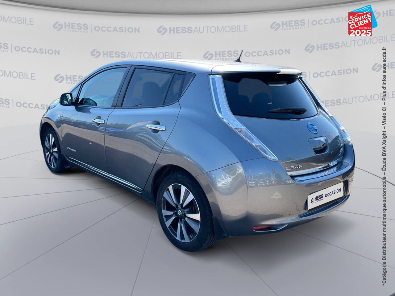 Véhicule d'occasion NISSAN LEAF 109CH 30KWH TEKNA MY17 SIEGES CHAUF/CUIR VOLANT CHAUF GPS CAMERA chez Nissan Belfort