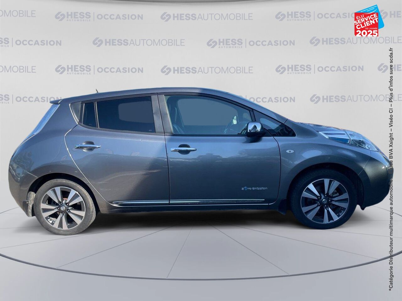 Véhicule d'occasion NISSAN LEAF 109CH 30KWH TEKNA MY17 SIEGES CHAUF/CUIR VOLANT CHAUF GPS CAMERA chez Nissan Belfort