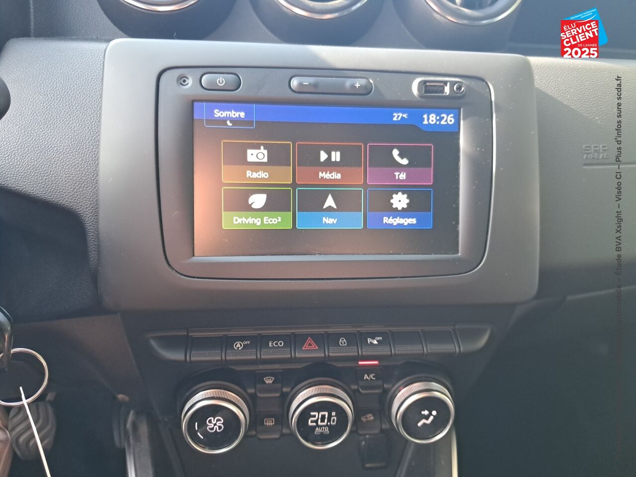 Véhicule d'occasion DACIA DUSTER 1.3 TCE 150CH FAP PRESTIGE 4X2 CAMERA GPS ATTELAGE chez HESS Automobile