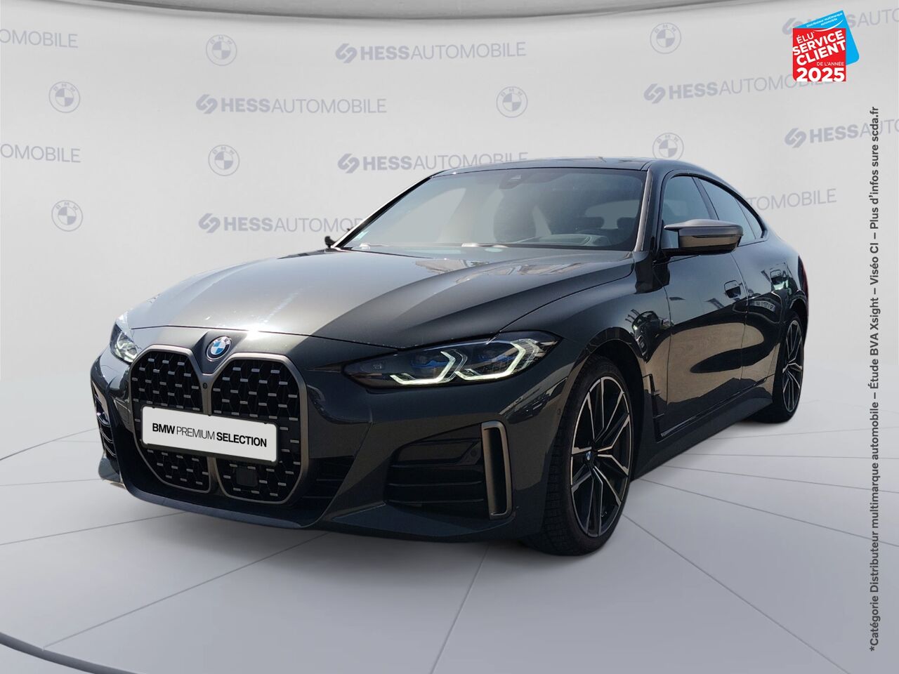 Véhicule d'occasion BMW SERIE 4 GRAN COUPE M440IA XDRIVE 374CH M PERFORMANCE TOUVRANT SIEGES CHAUF GPS CAMERA chez BMW Besançon