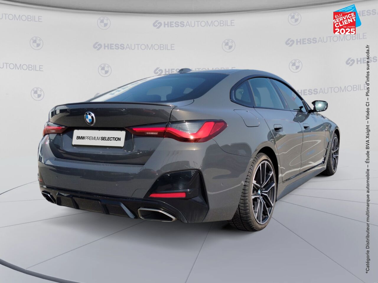 Véhicule d'occasion BMW SERIE 4 GRAN COUPE M440IA XDRIVE 374CH M PERFORMANCE TOUVRANT SIEGES CHAUF GPS CAMERA chez BMW Besançon