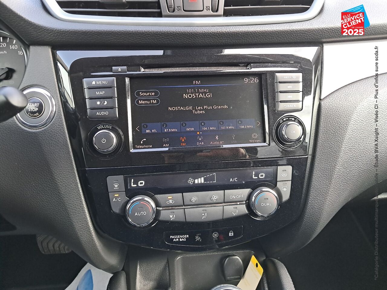 Véhicule d'occasion NISSAN QASHQAI 1.3 DIG-T 160CH TEKNA DCT 2019 TPANO SIEGES CHAUF GPS CAMERA chez Nissan Qashqai occasion