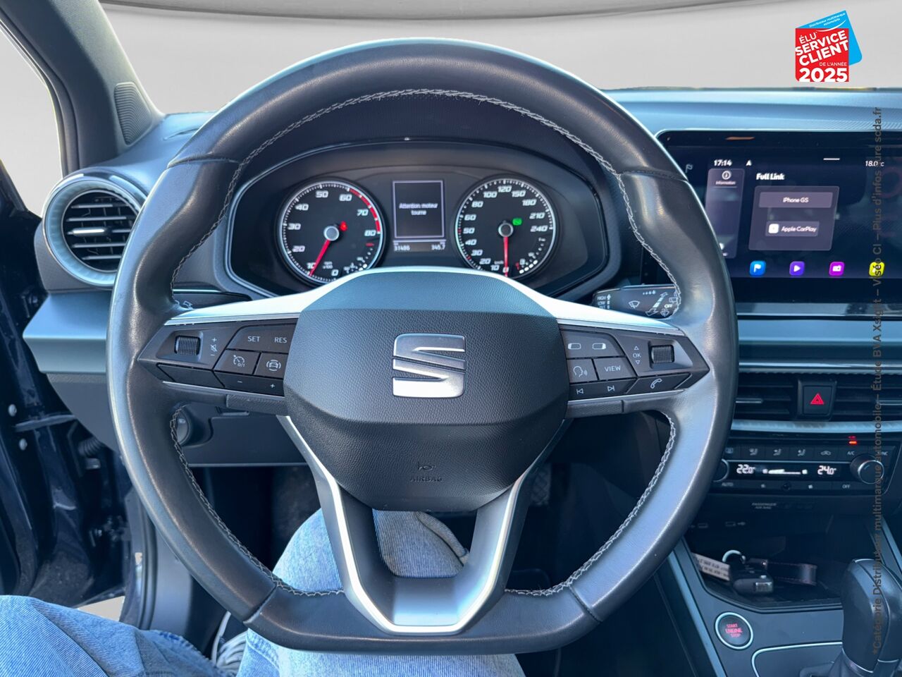 Véhicule d'occasion SEAT ARONA 1.0 TSI 110CH XPERIENCE DSG7 GPS CAMERA CARPLAY chez Renault Saint-Louis