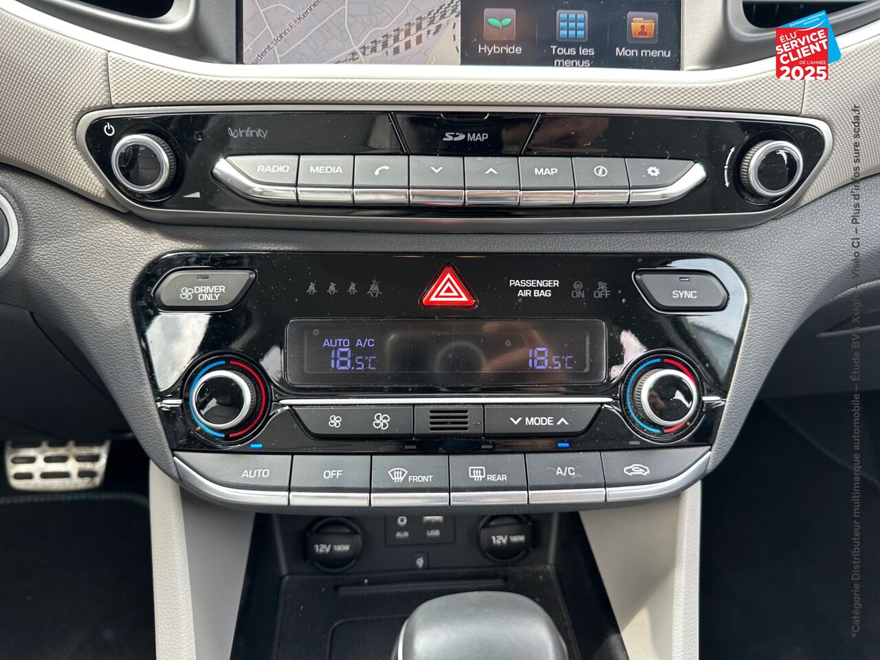 Véhicule d'occasion HYUNDAI IONIQ HYBRID 141CH EXECUTIVE chez Renault Colmar