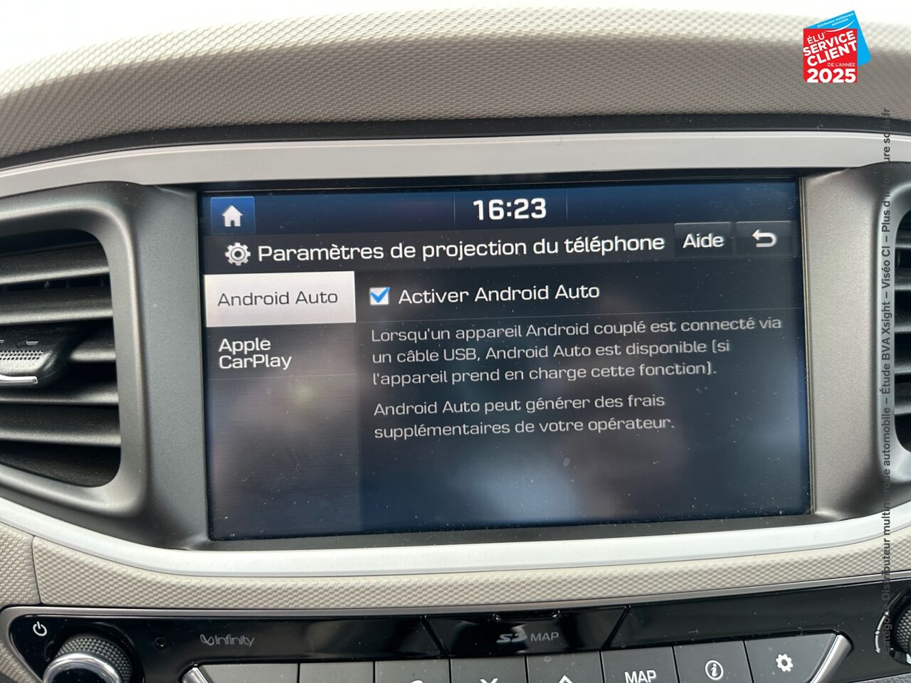 Véhicule d'occasion HYUNDAI IONIQ HYBRID 141CH EXECUTIVE chez Renault Colmar