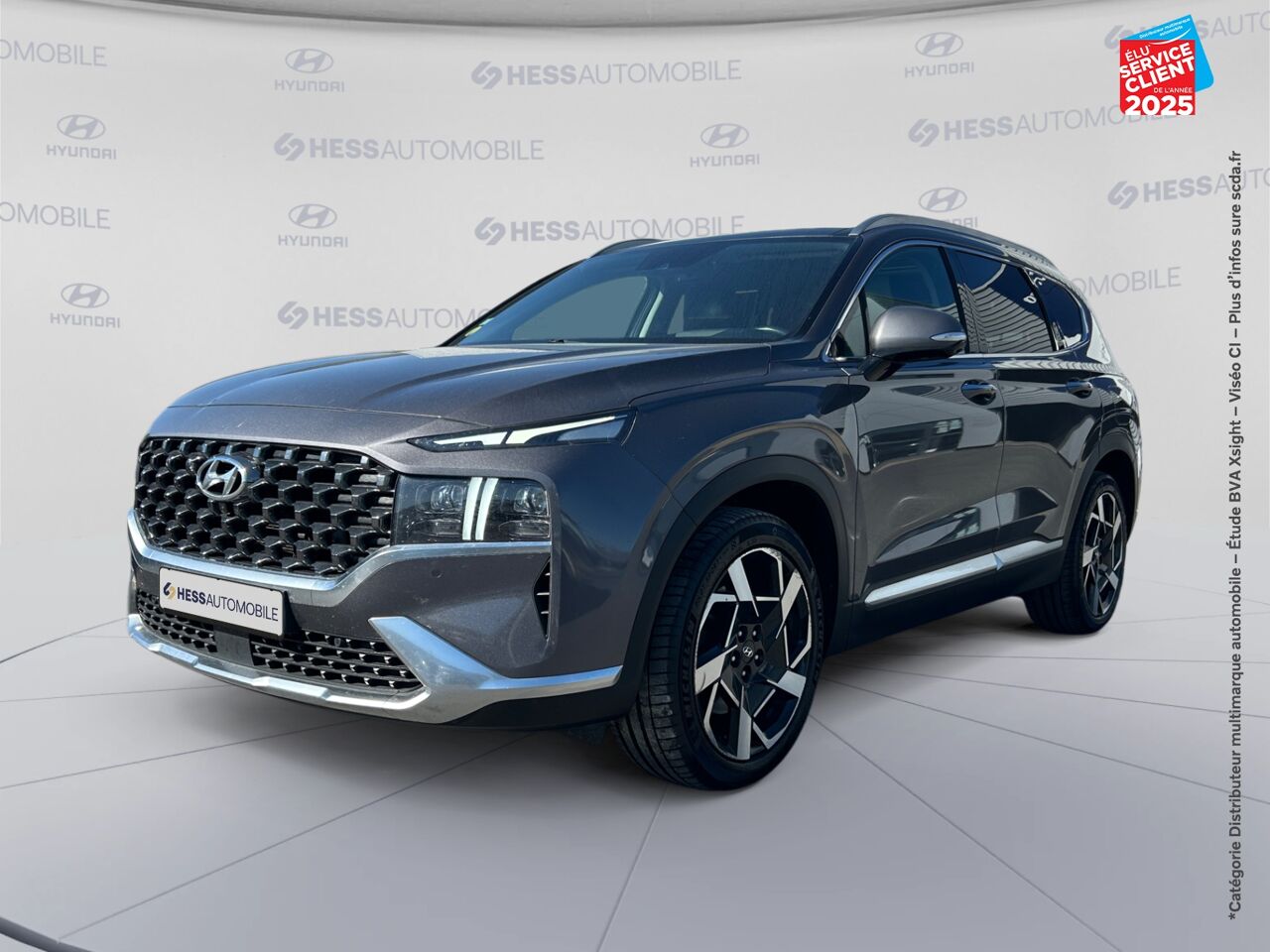 Véhicule d'occasion HYUNDAI SANTA FE 2.2 CRDI 202CH EXECUTIVE DCT-8 TPANO SIEGE CHAUF VENTIL VOLANT CHAUF CAMERA GPS chez Renault Saint-Louis