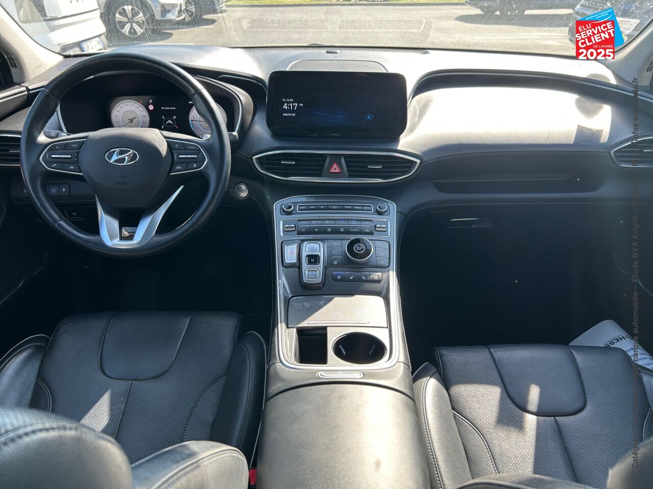 Véhicule d'occasion HYUNDAI SANTA FE 2.2 CRDI 202CH EXECUTIVE DCT-8 TPANO SIEGE CHAUF VENTIL VOLANT CHAUF CAMERA GPS chez Renault Saint-Louis