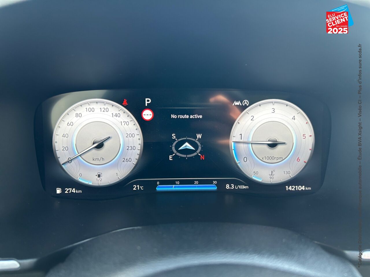 Véhicule d'occasion HYUNDAI SANTA FE 2.2 CRDI 202CH EXECUTIVE DCT-8 TPANO SIEGE CHAUF VENTIL VOLANT CHAUF CAMERA GPS chez Renault Saint-Louis