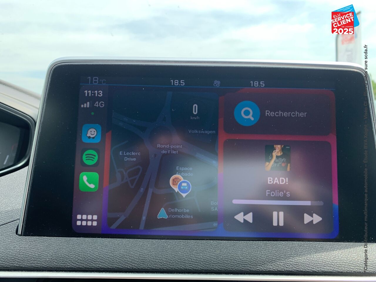 Véhicule d'occasion PEUGEOT 3008 1.2 PURETECH 130CH ALLURE S/S EAT6 CAMERA GPS chez Renault Saint-Louis