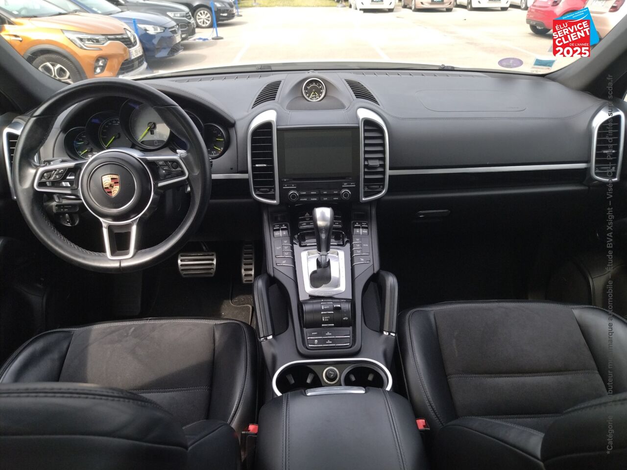 Véhicule d'occasion PORSCHE CAYENNE 3.0 416CH S E-HYBRID PLATINUM EDITION chez Renault Colmar
