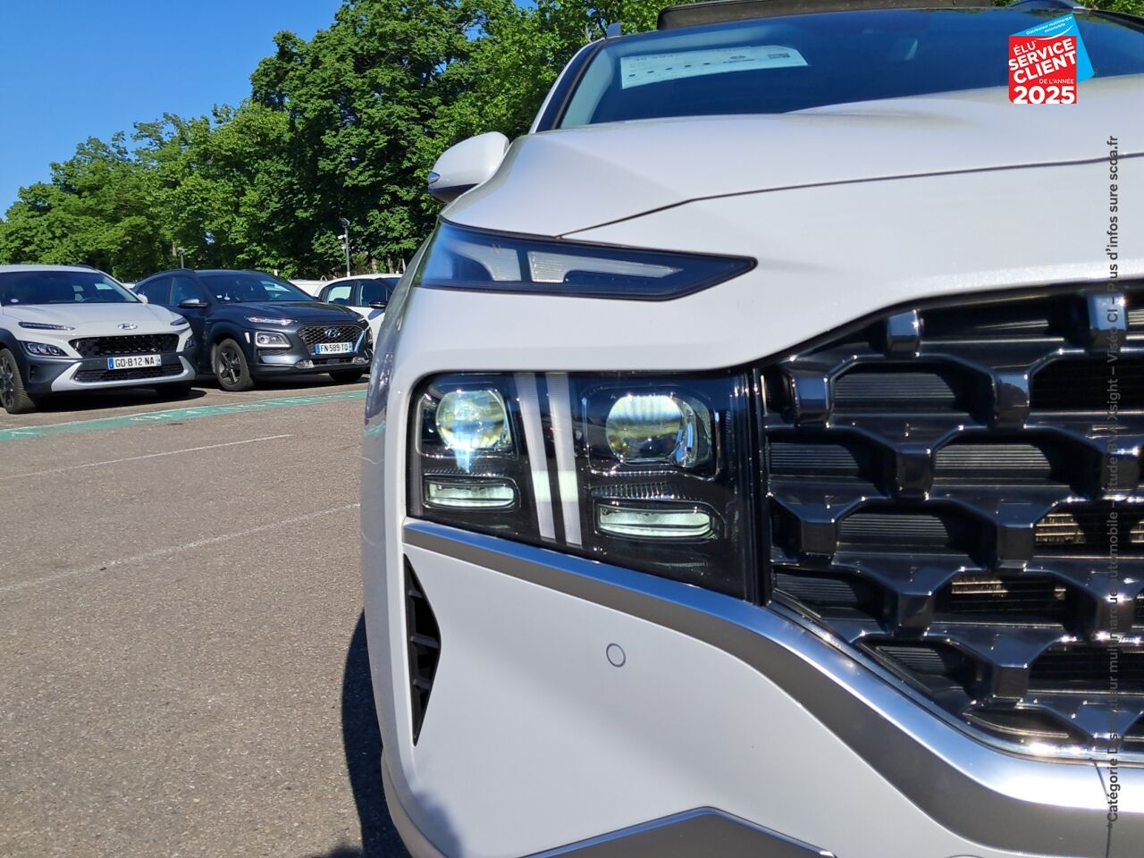Véhicule d'occasion HYUNDAI SANTA FE 1.6 T-GDI 265CH PLUG-IN EXECUTIVE BVA6 HTRAC TPANO CUIR SIEGES CHAUFF GPS CAMERA chez Hyundai Epernay