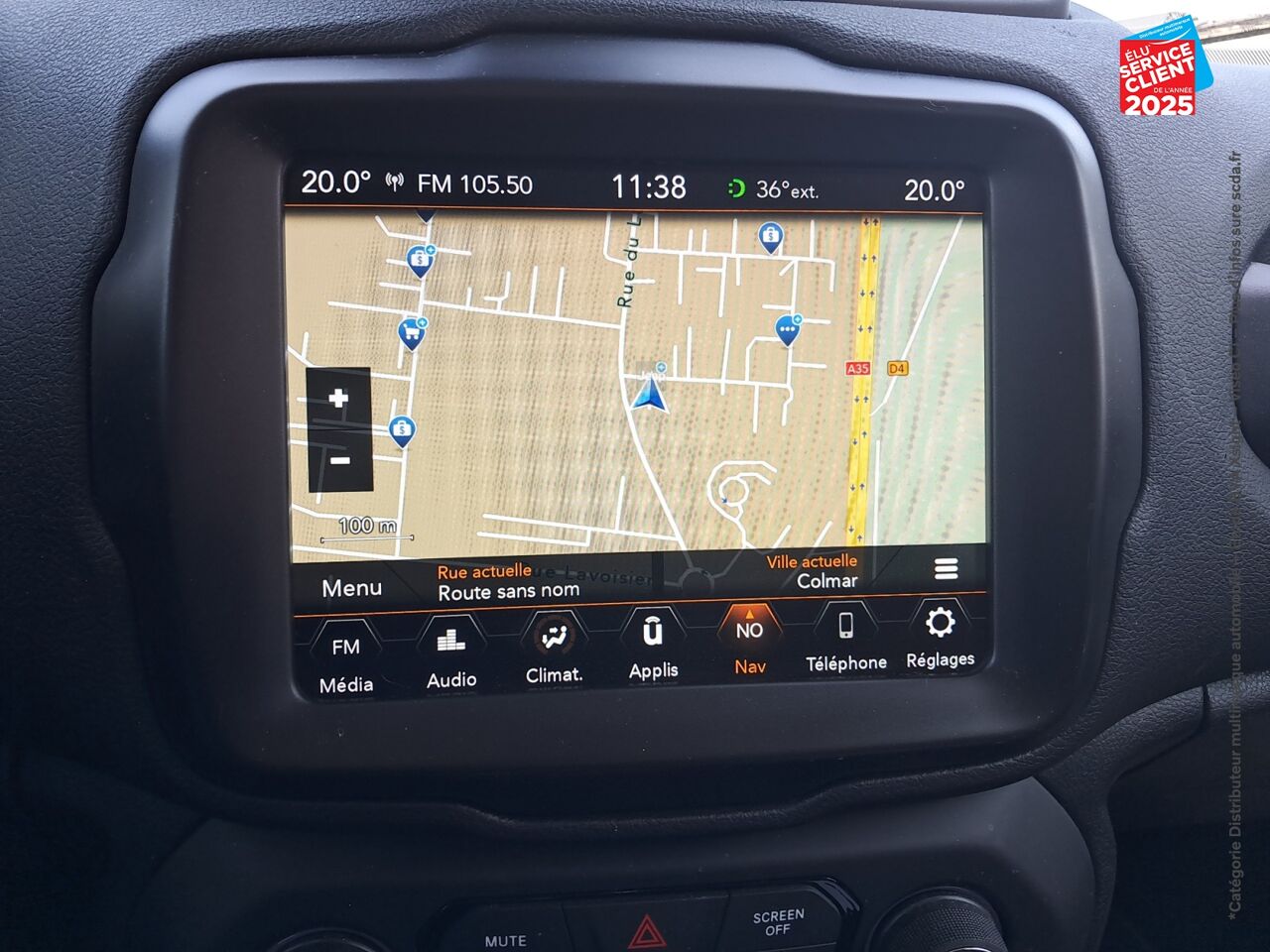 Véhicule d'occasion JEEP RENEGADE 1.6 MULTIJET S/S 120CH LIMITED GPS chez Hyundai Epernay