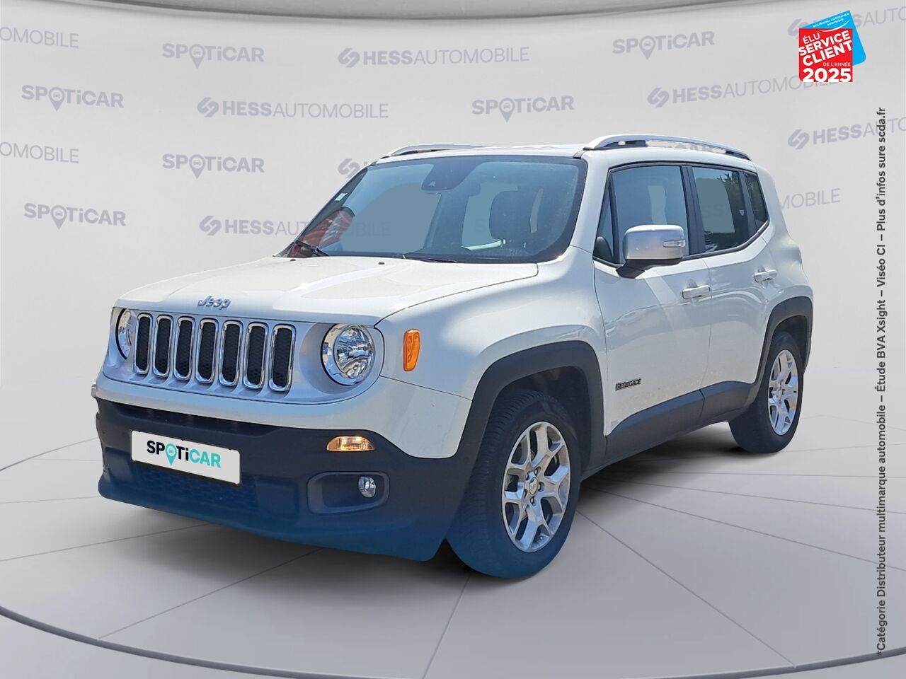 Véhicule d'occasion JEEP RENEGADE 1.6 MULTIJET S/S 120CH LIMITED GPS chez Hyundai Epernay
