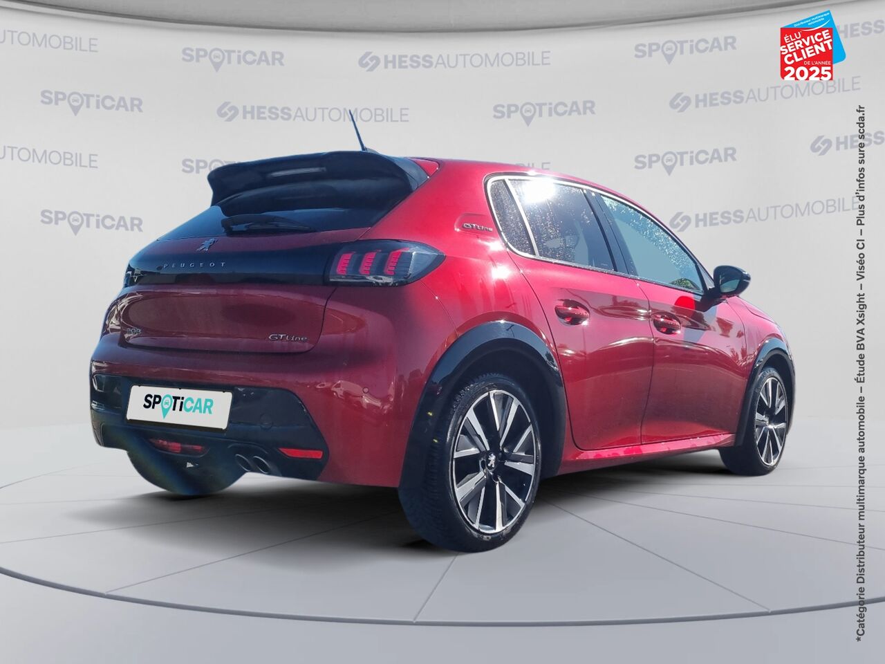 Véhicule d'occasion PEUGEOT 208 1.2 PURETECH 130CH S/S GT LINE EAT8 7CV GPS chez Toyota Thionville