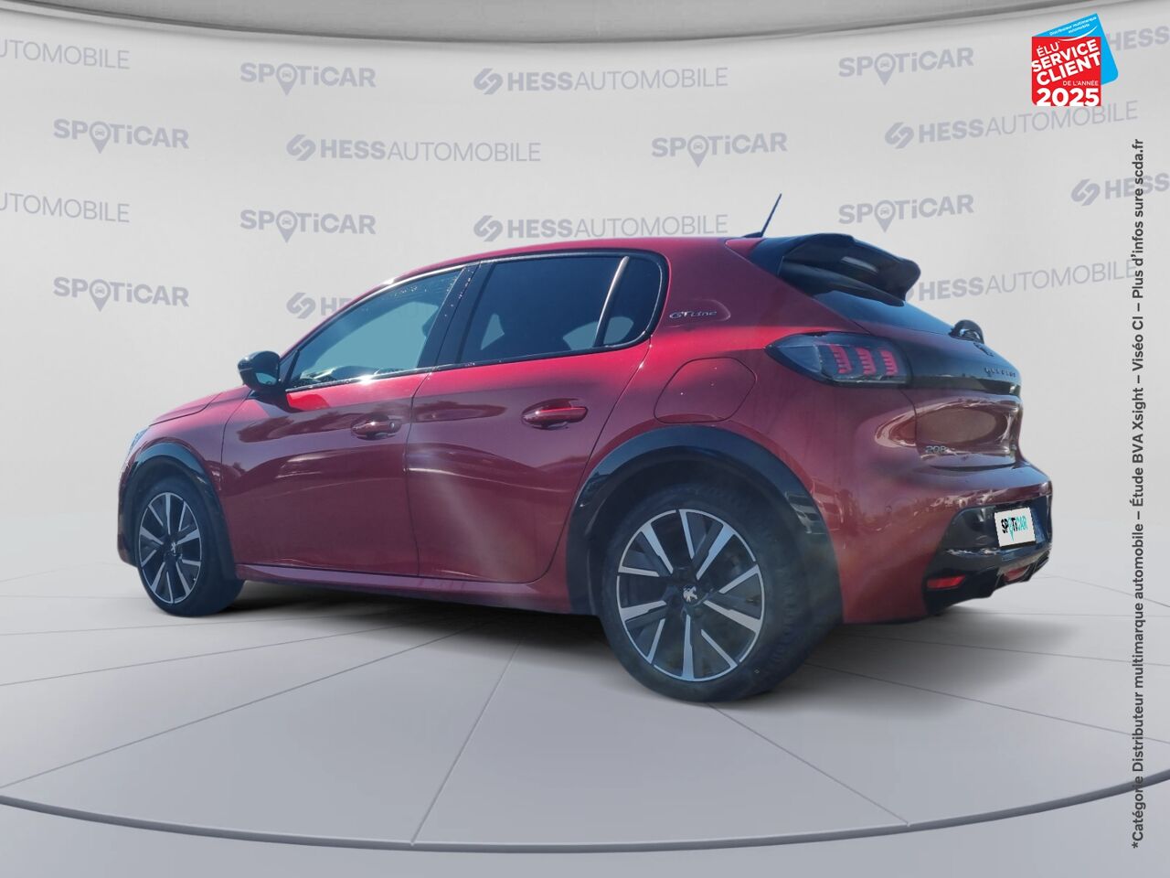 Véhicule d'occasion PEUGEOT 208 1.2 PURETECH 130CH S/S GT LINE EAT8 7CV GPS chez Toyota Thionville