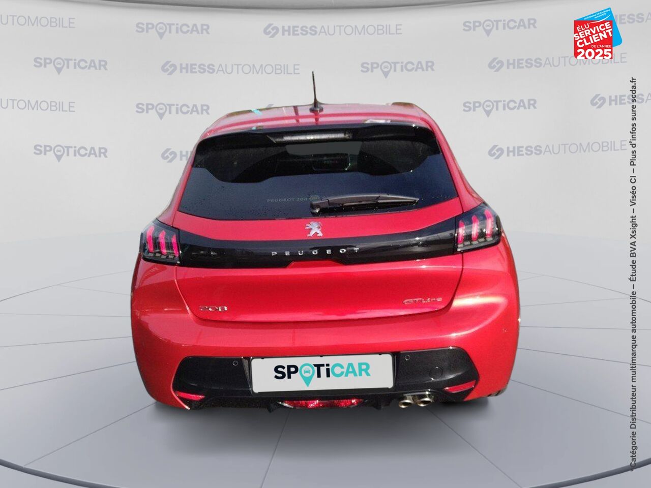 Véhicule d'occasion PEUGEOT 208 1.2 PURETECH 130CH S/S GT LINE EAT8 7CV GPS chez Renault Saint-Louis