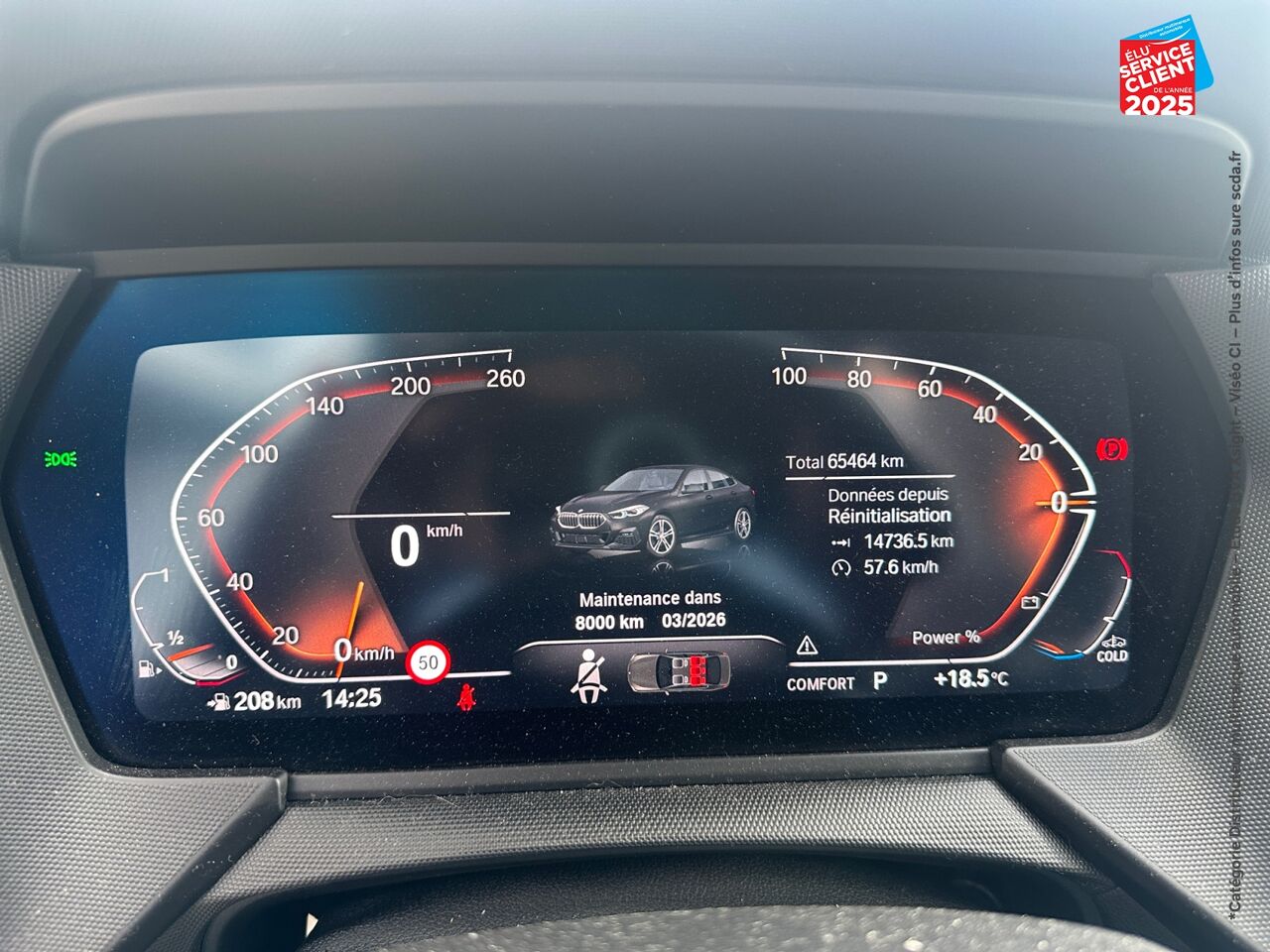 Véhicule d'occasion BMW SERIE 2 GRAN COUPE 218IA 136CH M SPORT DKG7 chez BMW Lons le Saunier