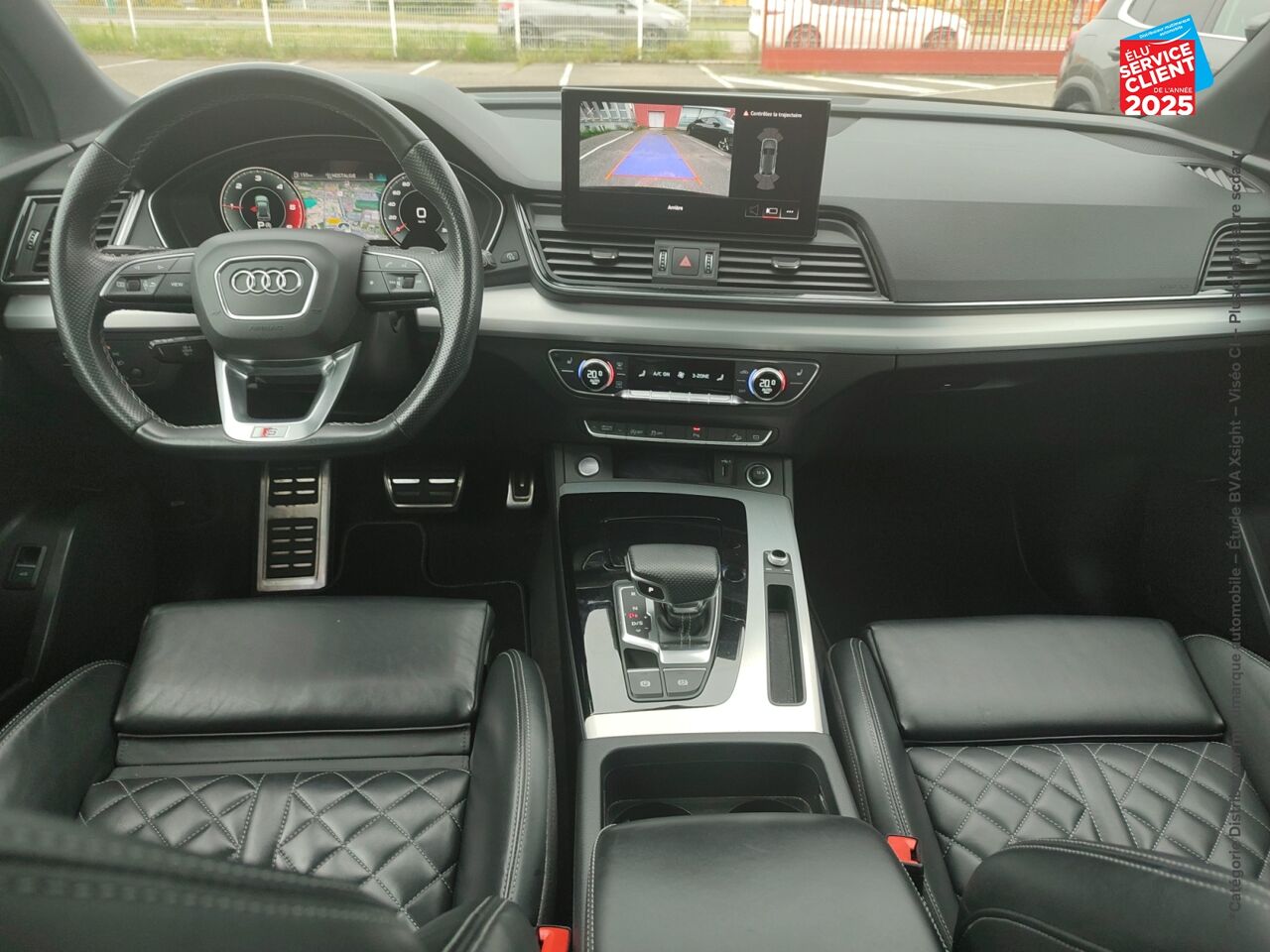 Véhicule d'occasion AUDI Q5 35 TDI MILD HYBRID 163CH S LINE S TRONIC 7 chez Toyota Verdun