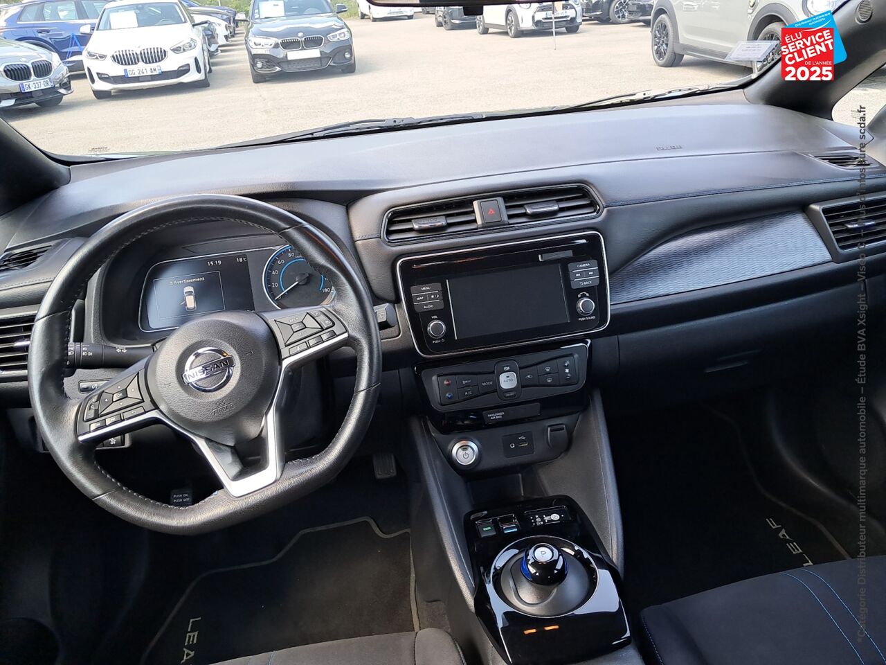 Véhicule d'occasion NISSAN LEAF 150CH 40KWH ACENTA 2018 GPS chez Nissan Qashqai occasion