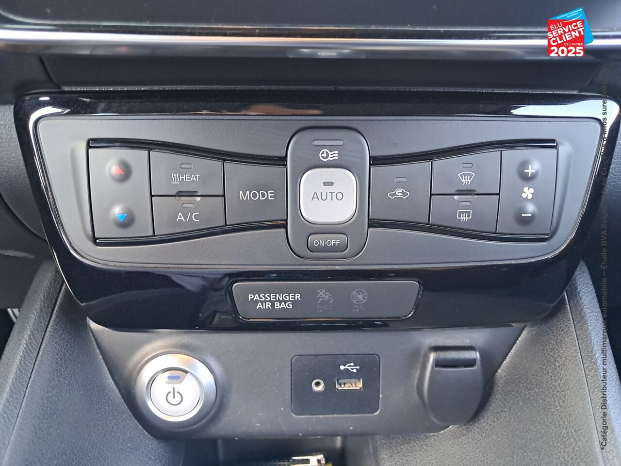 Véhicule d'occasion NISSAN LEAF 150CH 40KWH ACENTA 2018 GPS chez Nissan Qashqai occasion