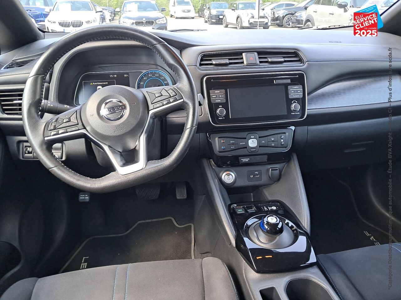 Véhicule d'occasion NISSAN LEAF 150CH 40KWH ACENTA 2018 GPS chez Nissan Qashqai occasion