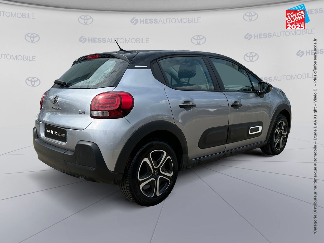 Véhicule d'occasion CITROEN C3 1.2 PURETECH 83CH S/S SHINE GPS RADAR AR chez Toyota Sarreguemines