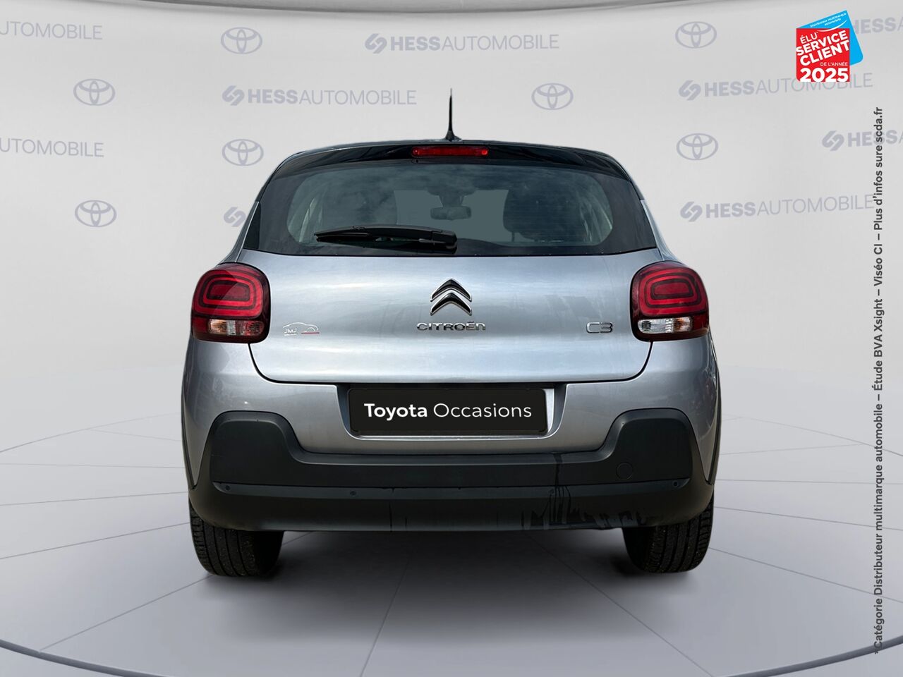Véhicule d'occasion CITROEN C3 1.2 PURETECH 83CH S/S SHINE GPS RADAR AR chez Toyota Sarreguemines