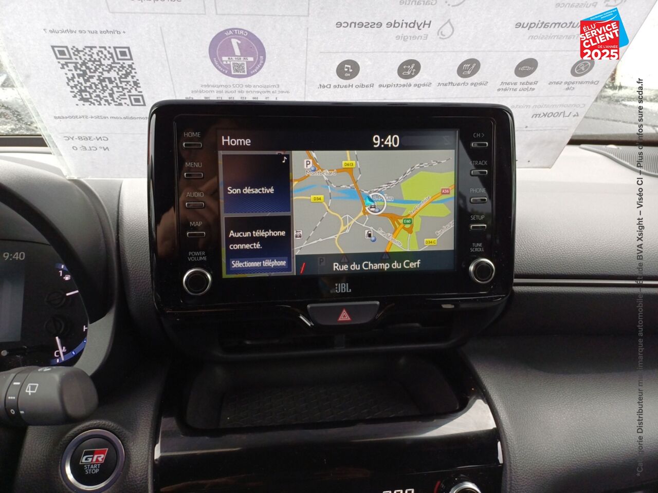 Véhicule d'occasion TOYOTA YARIS CROSS 116H GR SPORT MY22 chez Toyota Thionville