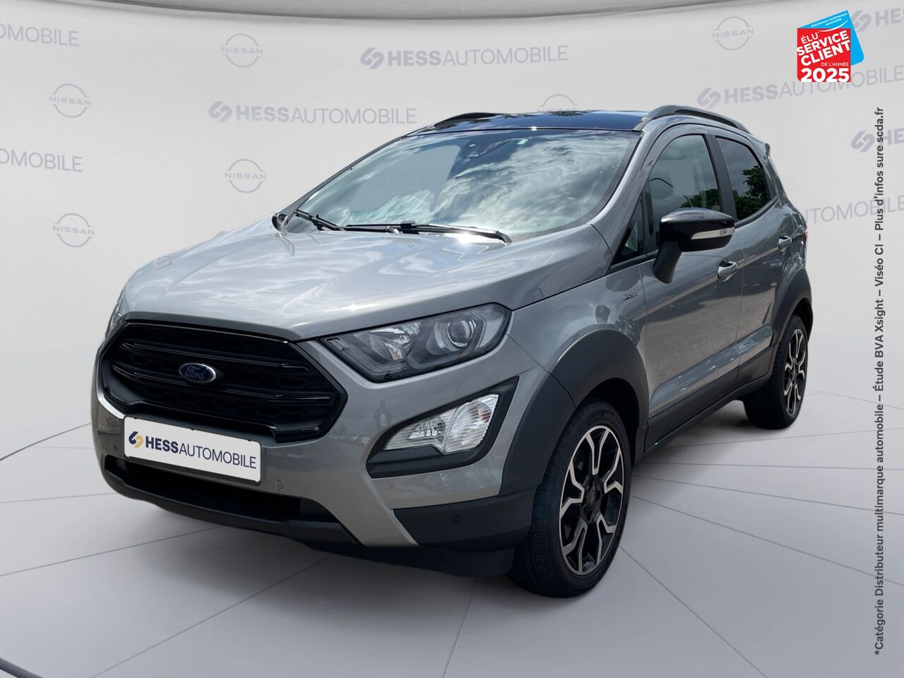 Véhicule d'occasion FORD ECOSPORT 1.0 ECOBOOST 125CH ACTIVE 6CV SIEGES CUIR CAMERA chez Toyota Thionville