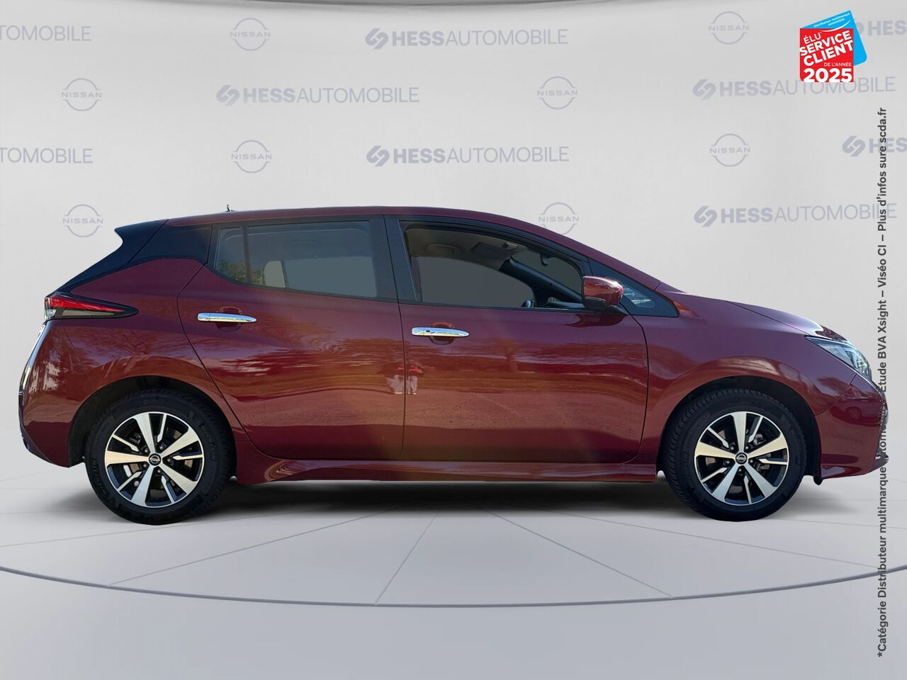 Véhicule d'occasion NISSAN LEAF 150CH 40KWH ACENTA 19.5 SIEGES CHAUF chez Toyota Saint Dizier