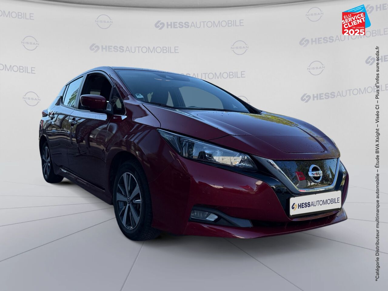 Véhicule d'occasion NISSAN LEAF 150CH 40KWH ACENTA 19.5 SIEGES CHAUF chez Toyota Saint Dizier
