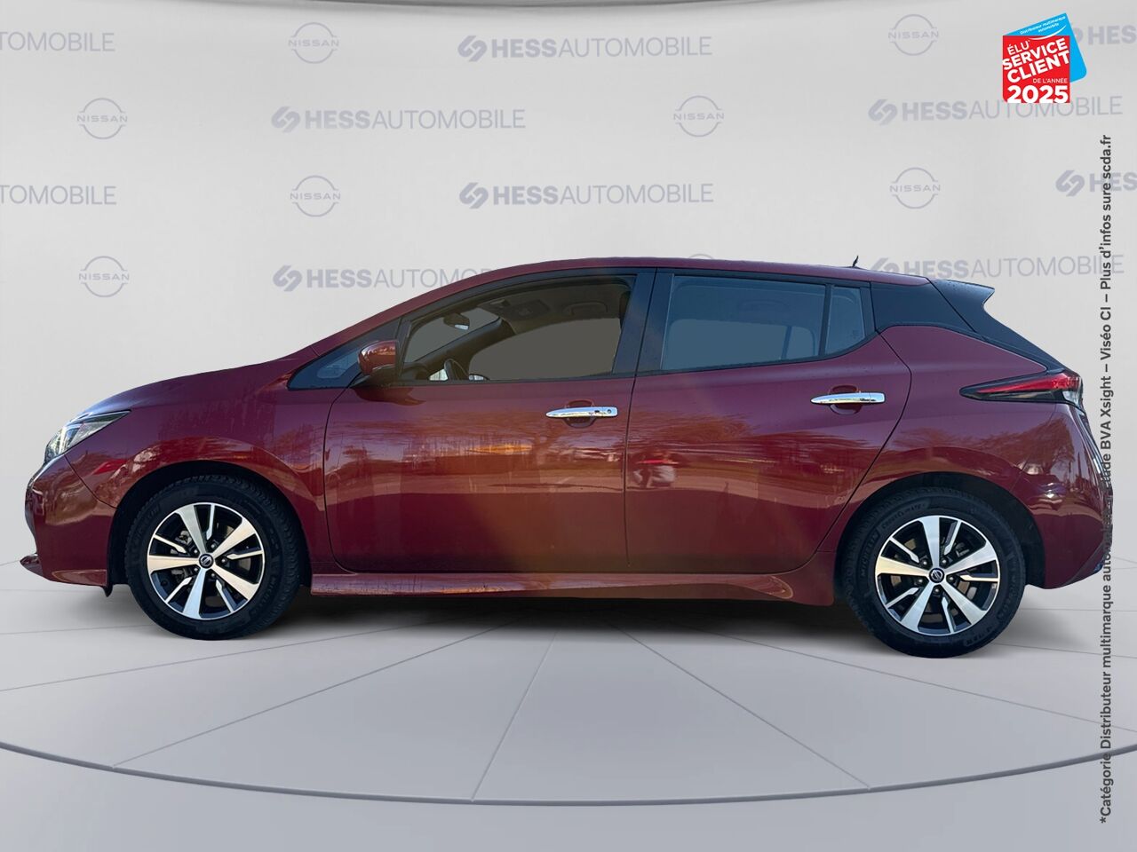 Véhicule d'occasion NISSAN LEAF 150CH 40KWH ACENTA 19.5 SIEGES CHAUF chez Toyota Saint Dizier