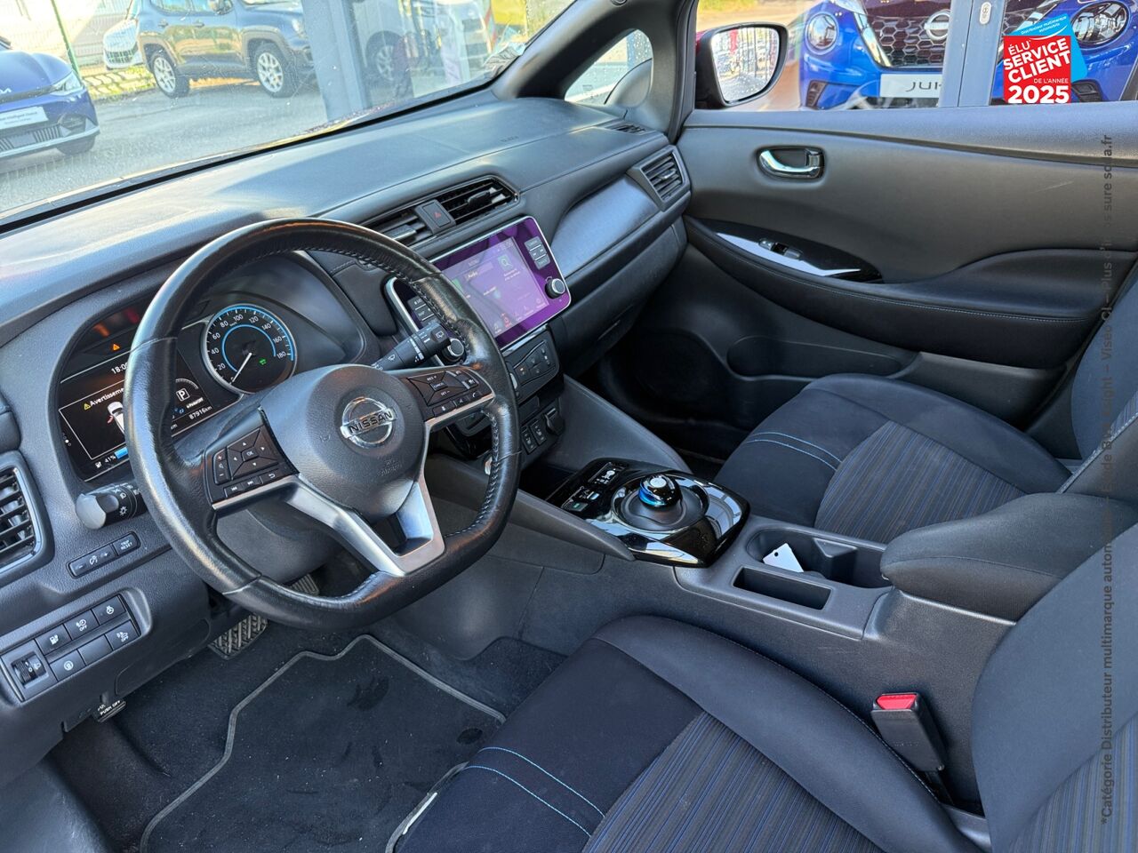 Véhicule d'occasion NISSAN LEAF 150CH 40KWH ACENTA 19.5 SIEGES CHAUF chez Toyota Saint Dizier