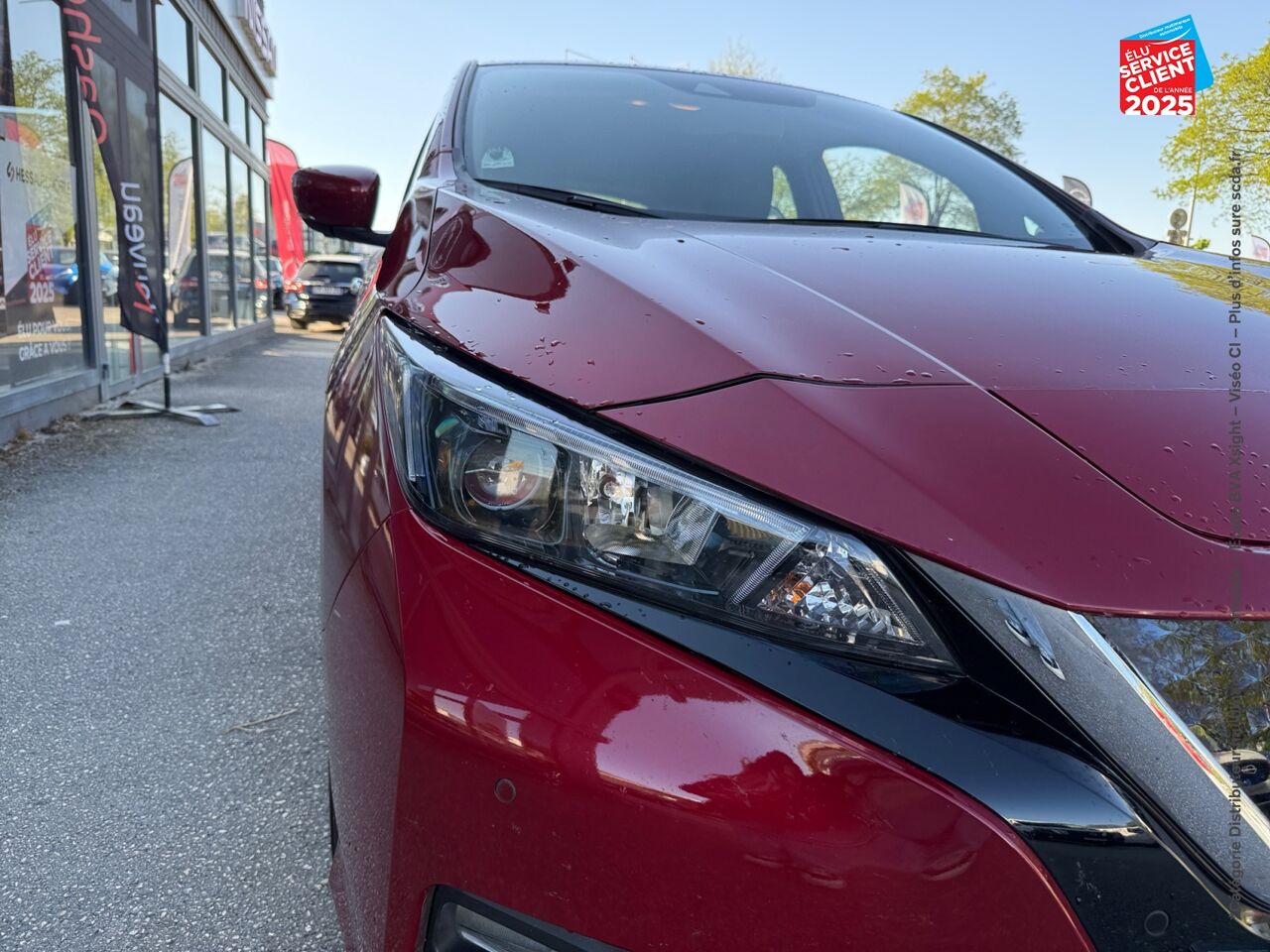 Véhicule d'occasion NISSAN LEAF 150CH 40KWH ACENTA 19.5 SIEGES CHAUF chez Toyota Saint Dizier
