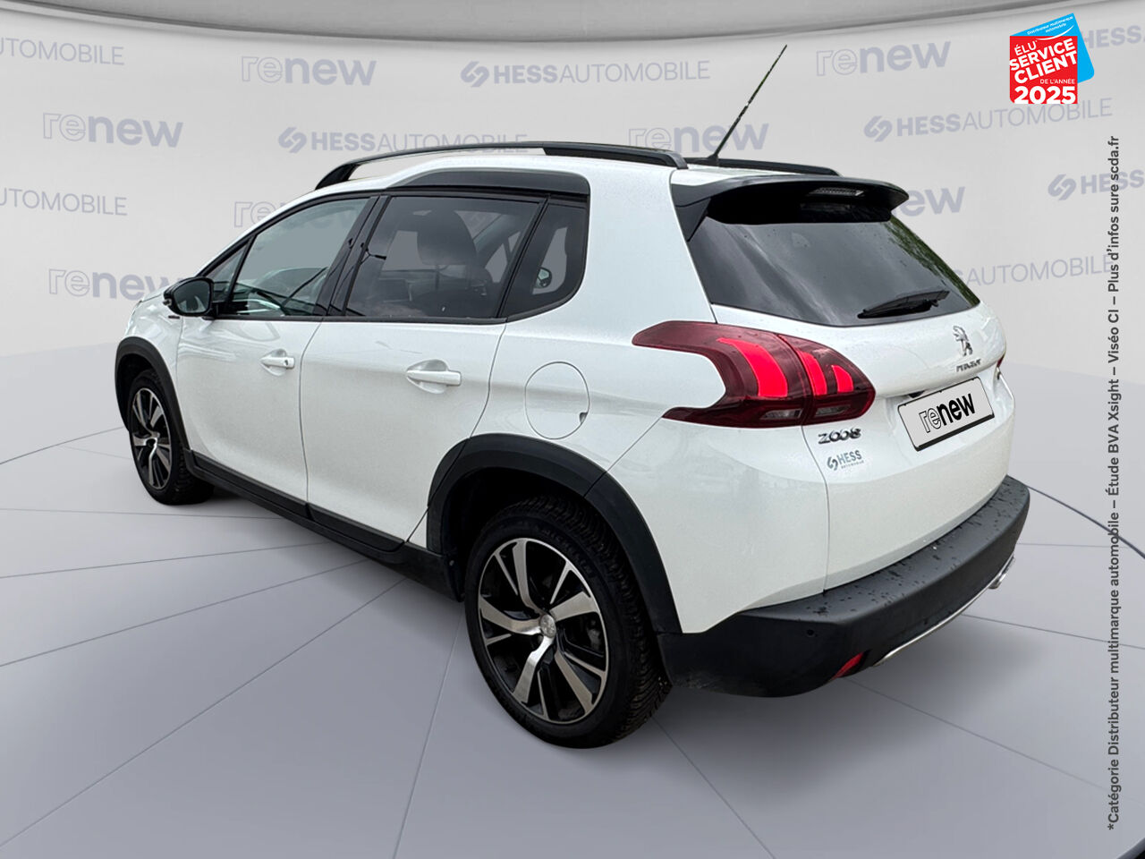 Véhicule d'occasion PEUGEOT 2008 1.2 PURETECH 110CH GT LINE S/S EAT6 CAMERA GPS chez Hyundai Reims
