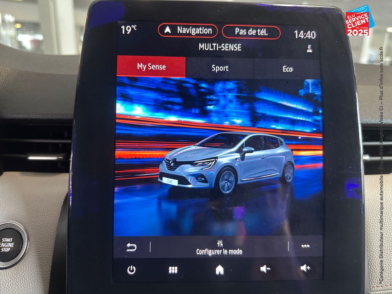 Véhicule d'occasion RENAULT CLIO 1.3 TCE 130CH FAP INITIALE PARIS EDC SIEGES CHAUF/CUIR GPS CAMERA BOSE chez Renault Sélestat