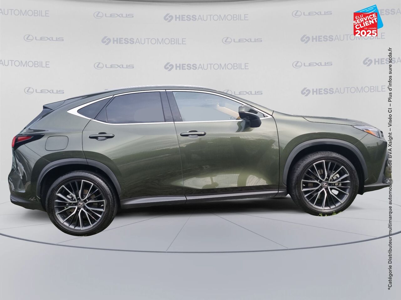 Véhicule d'occasion LEXUS NX 450H+ EXECUTIVE 4WD MY24 TOUVRANT SIEGES CHAUF/VENTIL/CUIR VOLANT CHAUF GPS chez Lexus Strasbourg