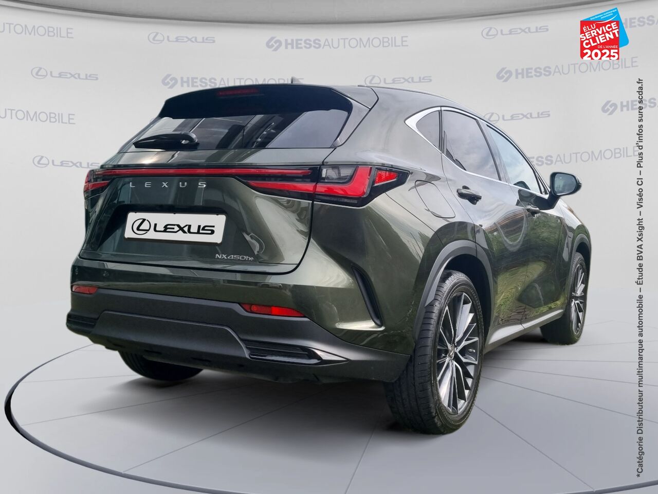 Véhicule d'occasion LEXUS NX 450H+ EXECUTIVE 4WD MY24 TOUVRANT SIEGES CHAUF/VENTIL/CUIR VOLANT CHAUF GPS chez Lexus Strasbourg