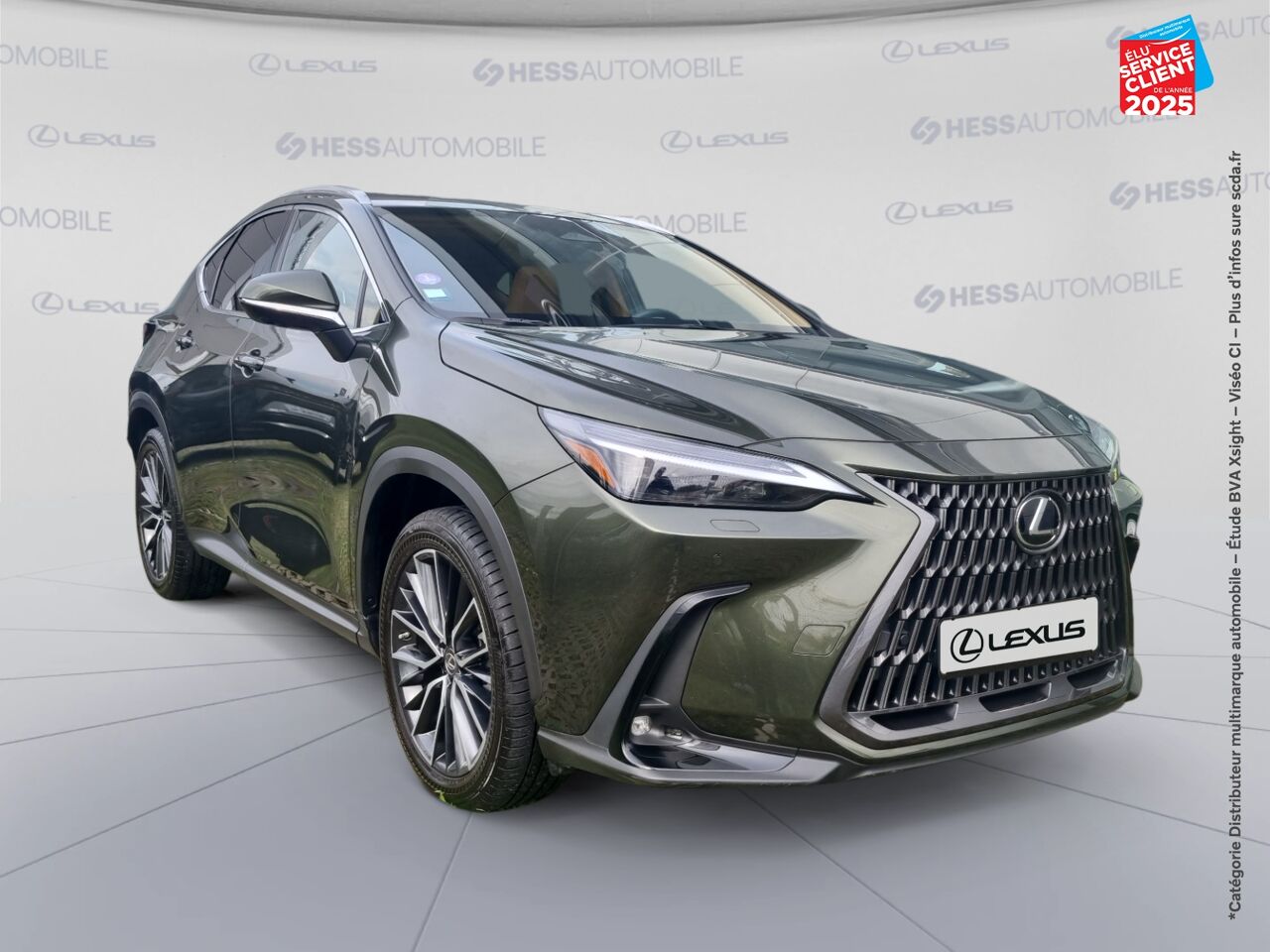 Véhicule d'occasion LEXUS NX 450H+ EXECUTIVE 4WD MY24 TOUVRANT SIEGES CHAUF/VENTIL/CUIR VOLANT CHAUF GPS chez Lexus Strasbourg