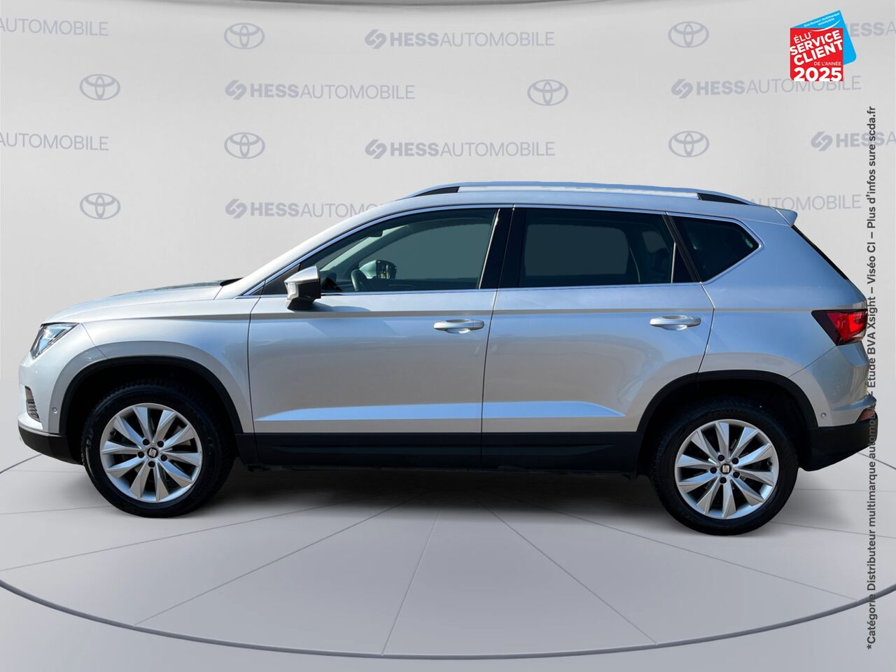 Véhicule d'occasion SEAT ATECA 1.4 ECOTSI 150CH ACT START/STOP STYLE DSG SIEGES CHAUF CAMERA chez Toyota Saint Dizier