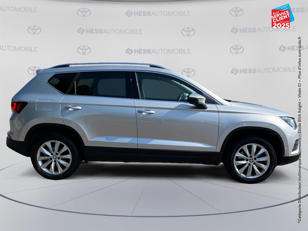 Véhicule d'occasion SEAT ATECA 1.4 ECOTSI 150CH ACT START/STOP STYLE DSG SIEGES CHAUF CAMERA chez Toyota Saint Dizier