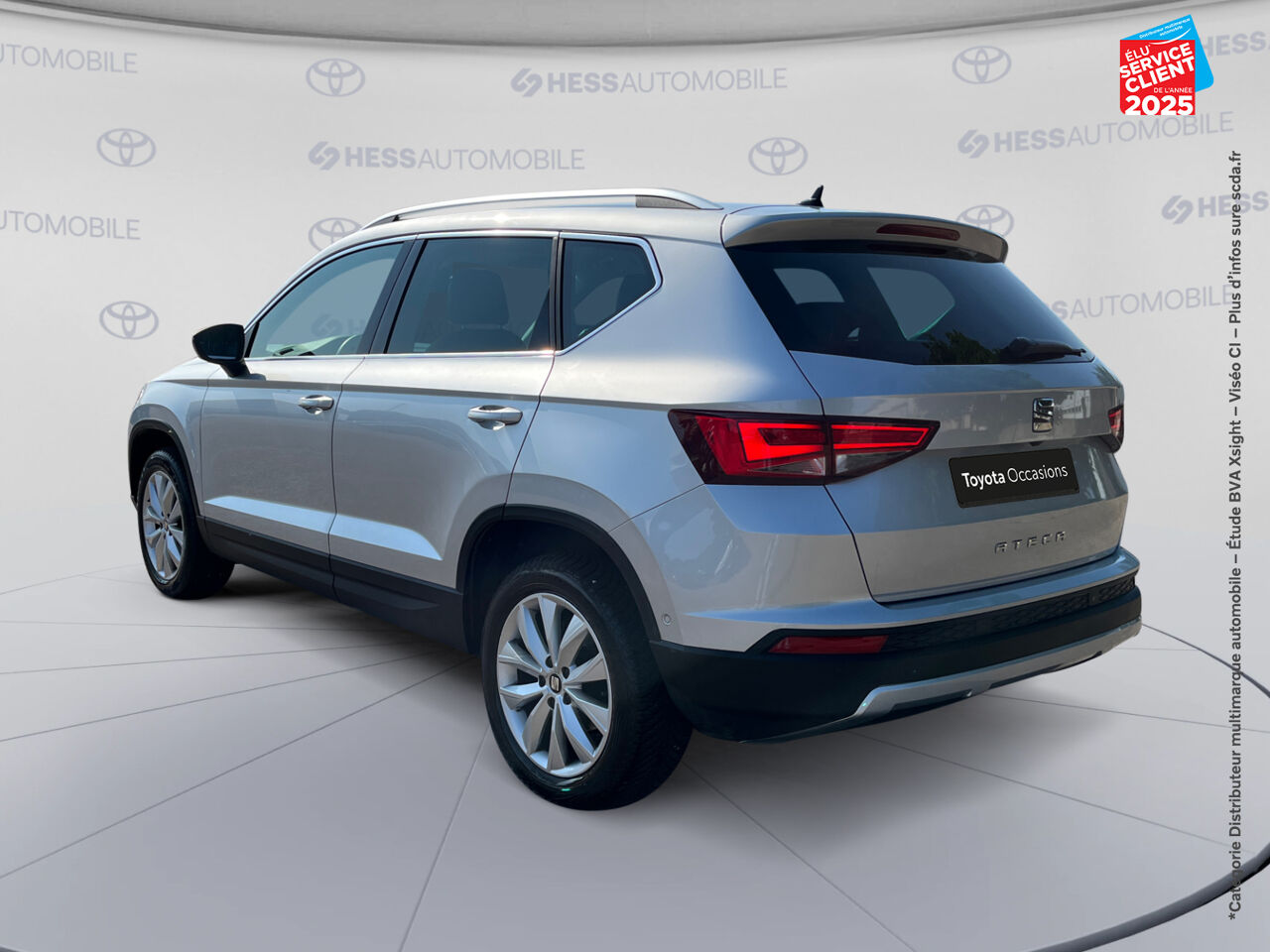 Véhicule d'occasion SEAT ATECA 1.4 ECOTSI 150CH ACT START/STOP STYLE DSG SIEGES CHAUF CAMERA chez Toyota Saint Dizier