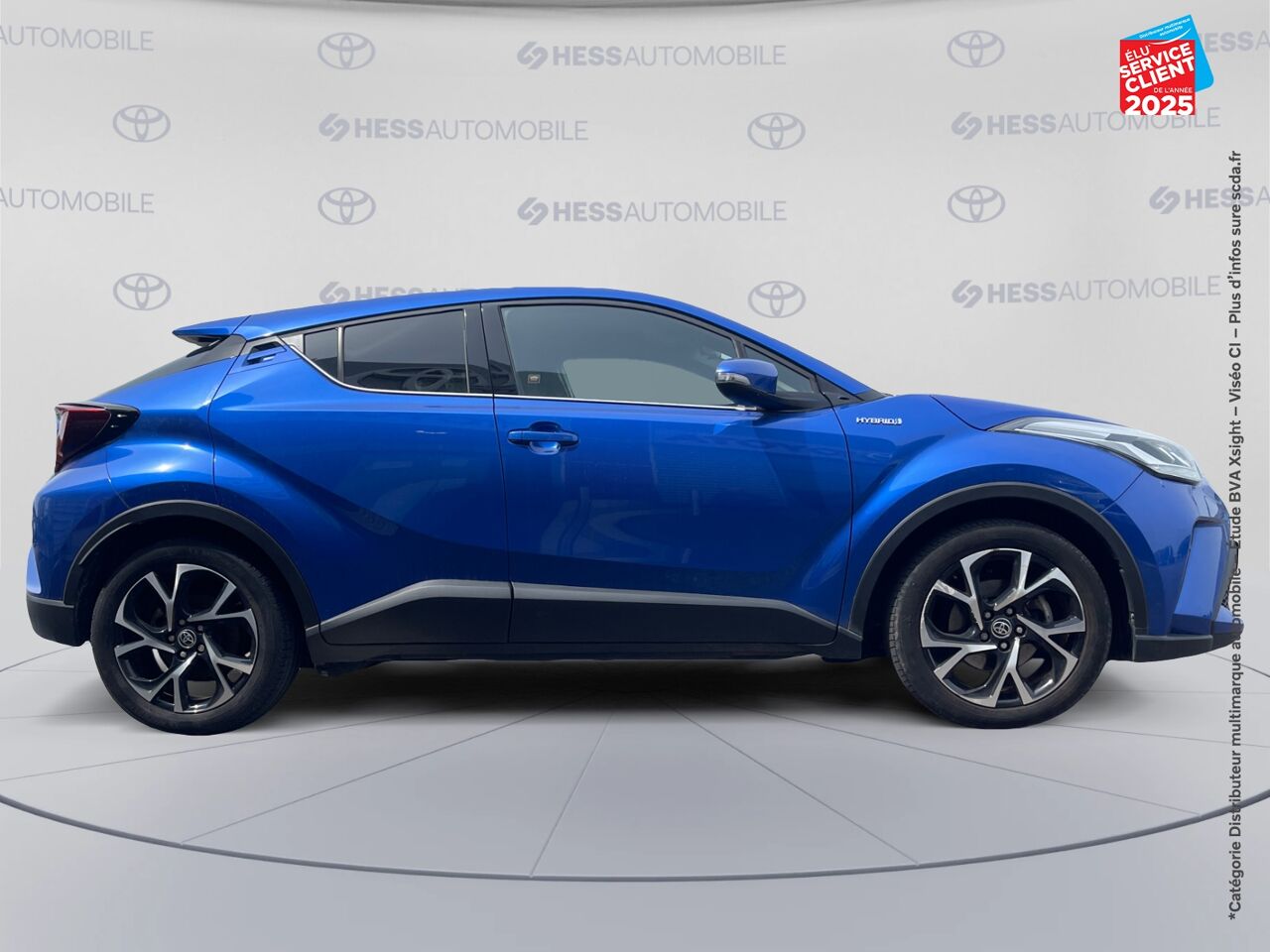Véhicule d'occasion TOYOTA C-HR 1.8 HYBRIDE 122CH DESIGN E-CVT chez Toyota Saint Dizier