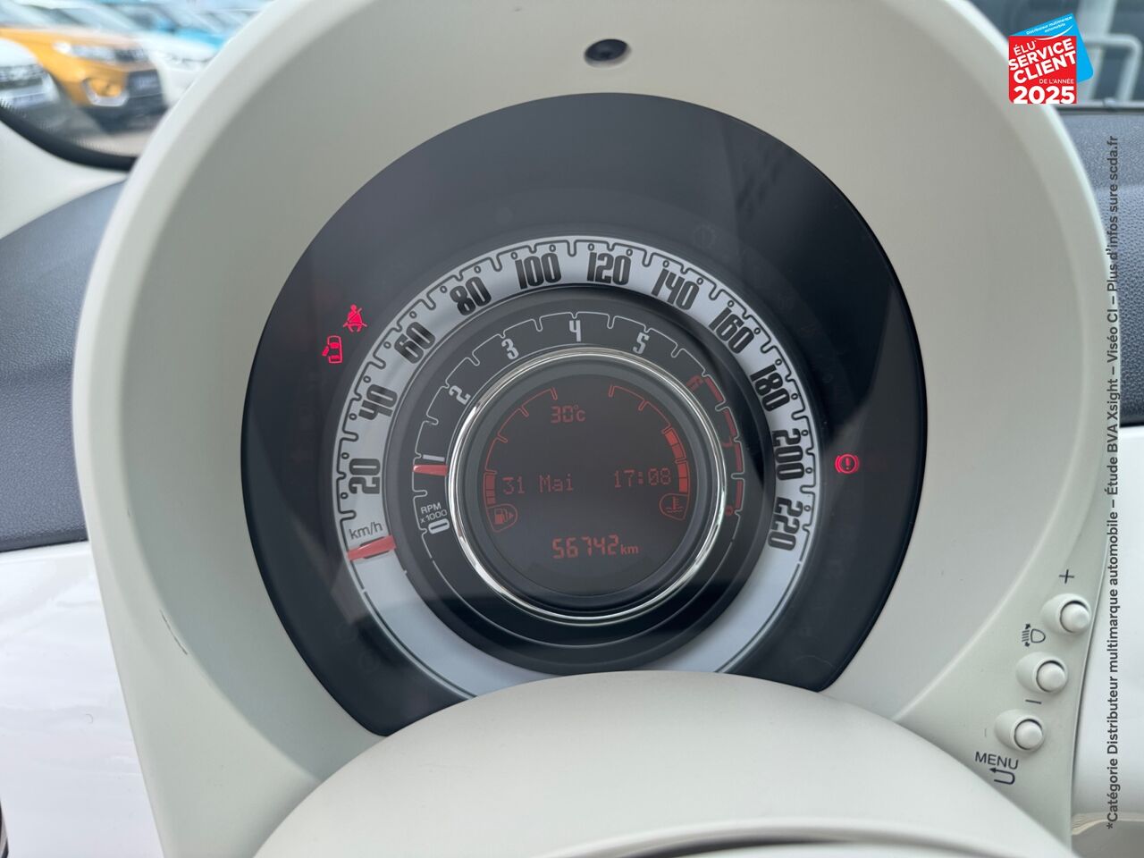 Véhicule d'occasion FIAT 500C 1.2 8V 69CH POPSTAR chez Fiat 500 occasion