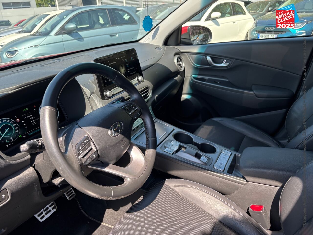 Véhicule d'occasion HYUNDAI KONA ELECTRIC 39KWH - 136CH EXECUTIVE SIEGE CHAUF GPS CAMERA chez Hyundai Reims