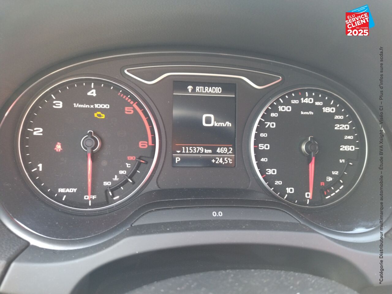 Véhicule d'occasion AUDI A3 SPORTBACK 35 TDI 150CH MIDNIGHT SERIES S TRONIC 7 chez Renault Sélestat