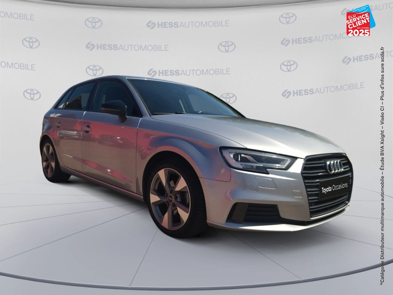 Véhicule d'occasion AUDI A3 SPORTBACK 35 TDI 150CH MIDNIGHT SERIES S TRONIC 7 chez Renault Sélestat