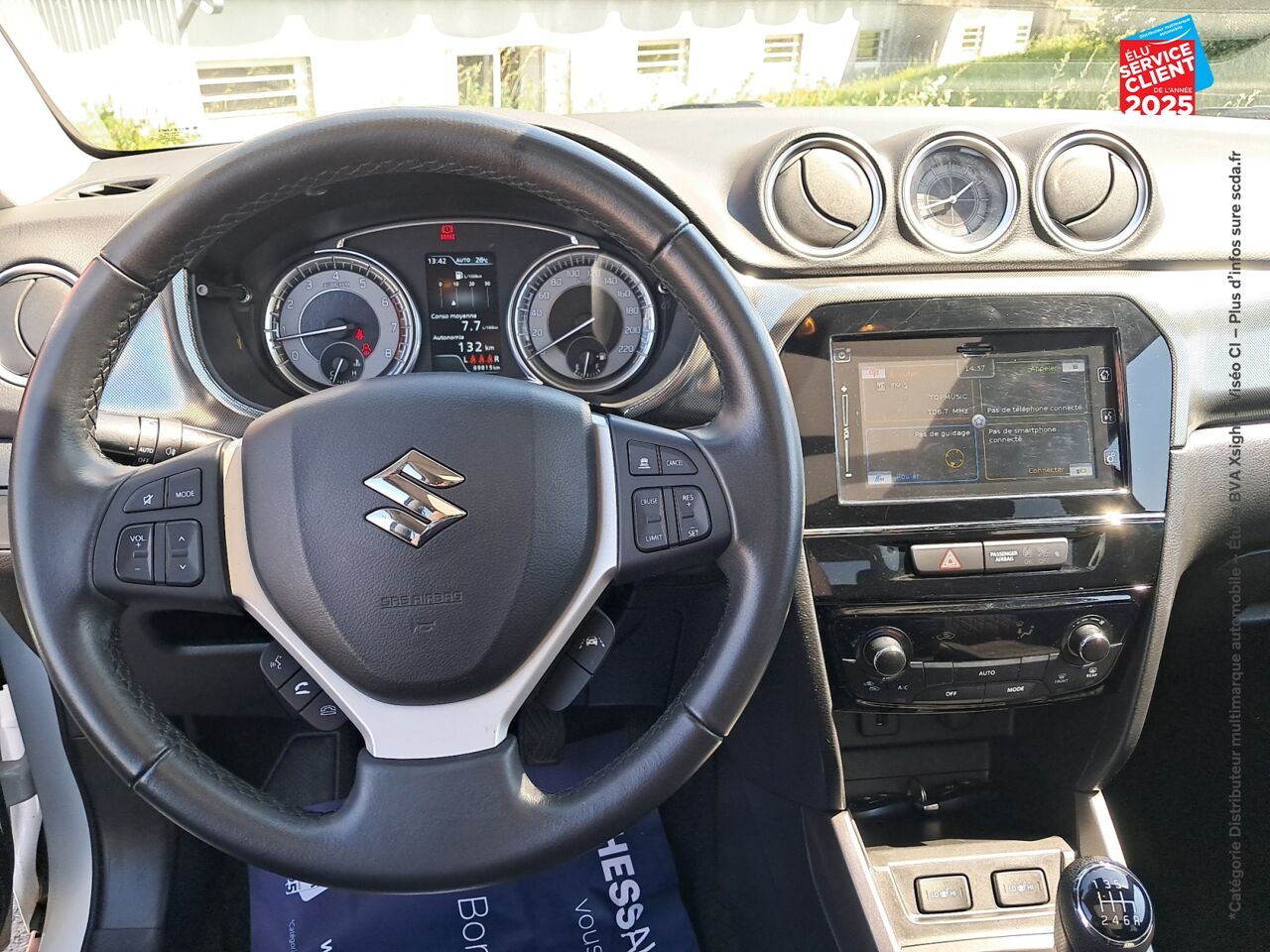 Véhicule d'occasion SUZUKI VITARA 1.4 BOOSTERJET HYBRID 129CH STYLE ALLGRIP SIEGE CHAUF chez Renault Saint-Louis