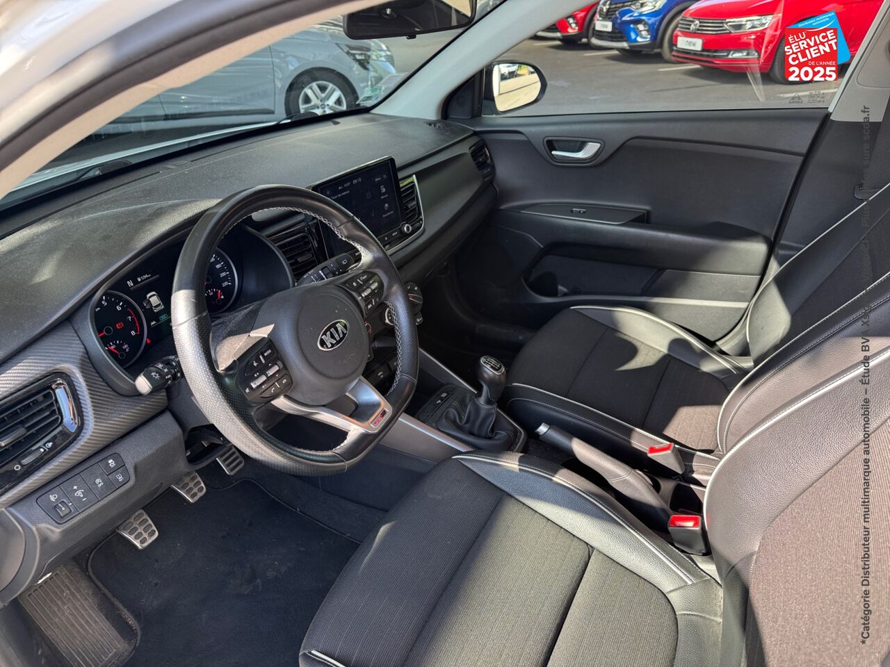 Véhicule d'occasion KIA RIO 1.0 T-GDI 120CH MHEV GT-LINE IBVM6 CARPLAY chez Dacia Strasbourg